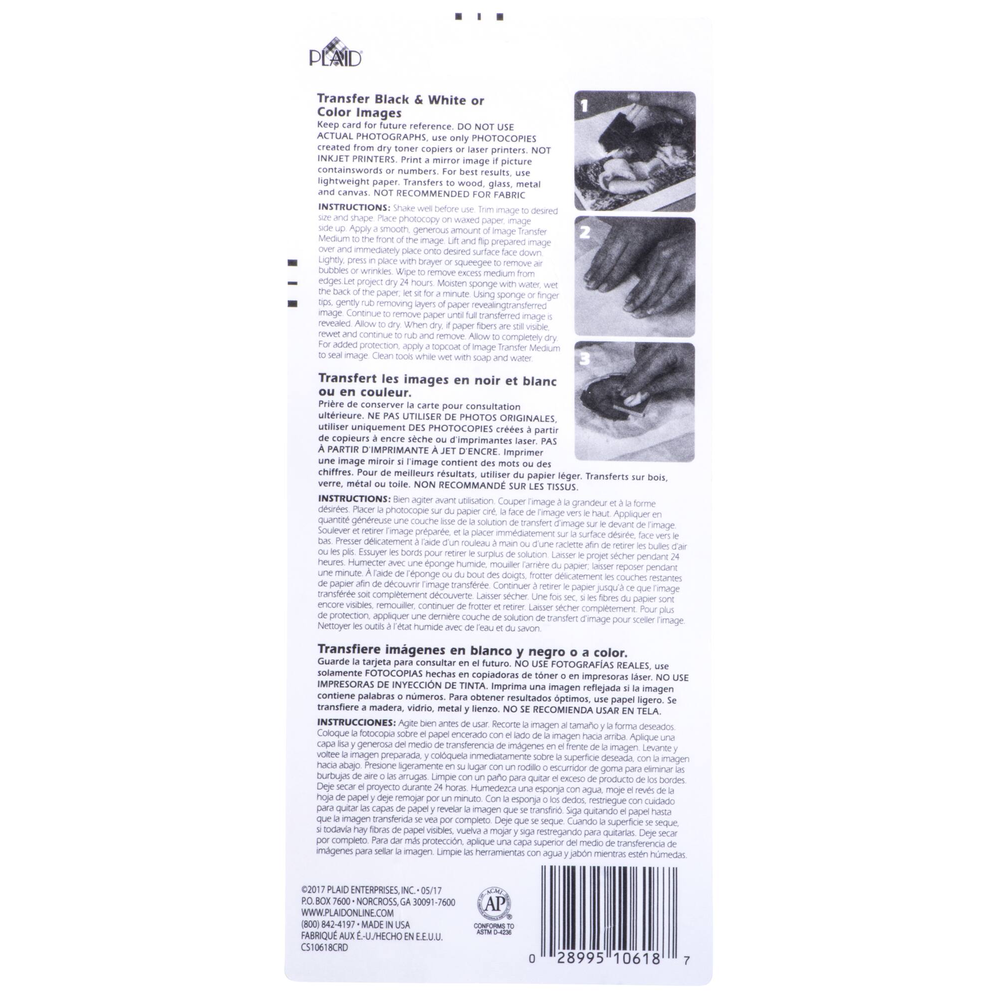 6 Pack: Mod Podge® Image Transfer Medium, 2oz.